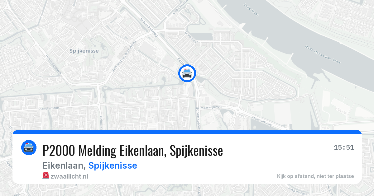 P2000 Melding Eikenlaan, Spijkenisse — 28 mrt 2026