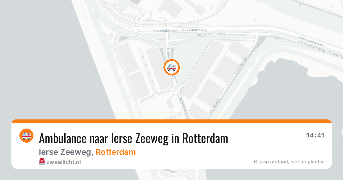 Ambulance naar Ierse Zeeweg in Rotterdam — 12 mei 2026