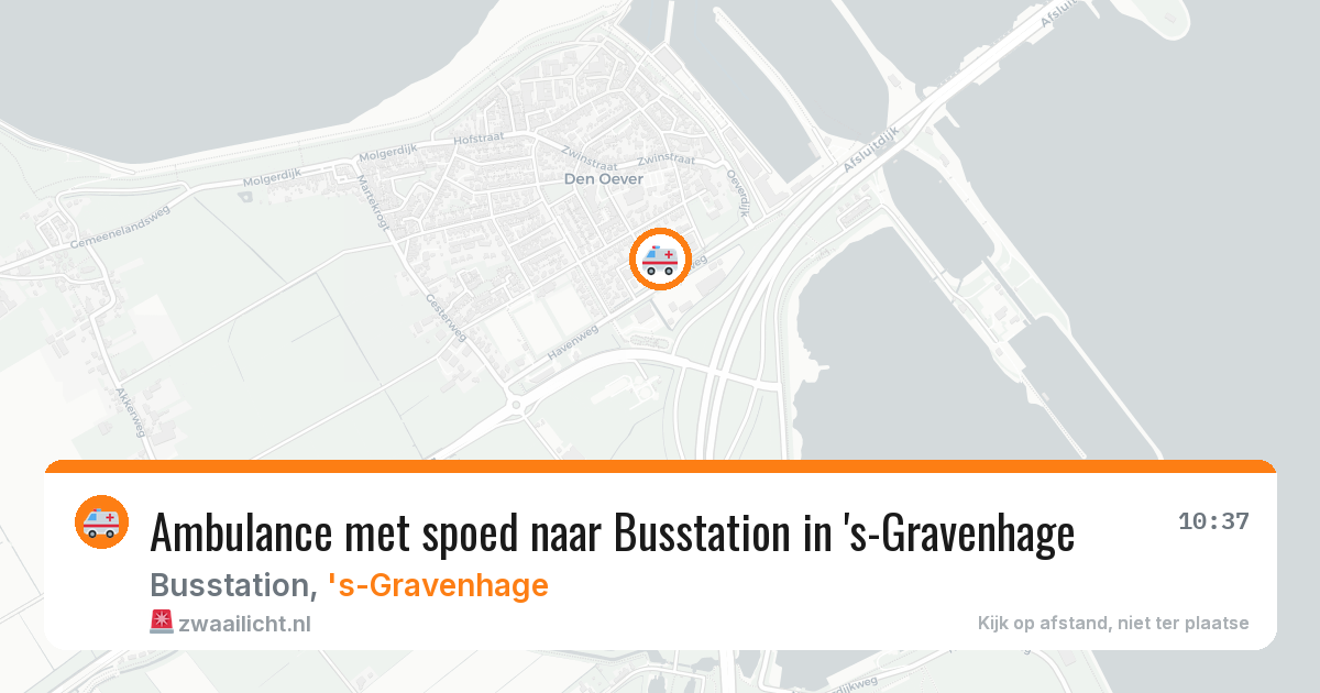 Ambulance met spoed naar Busstation in 's-Gravenhage — 23 jun 2026