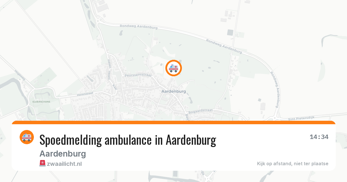 Spoedmelding ambulance in Aardenburg — 11 mei 2026