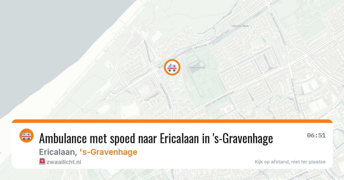 Ambulance met spoed naar Ericalaan in 's-Gravenhage — 14 apr 2026
