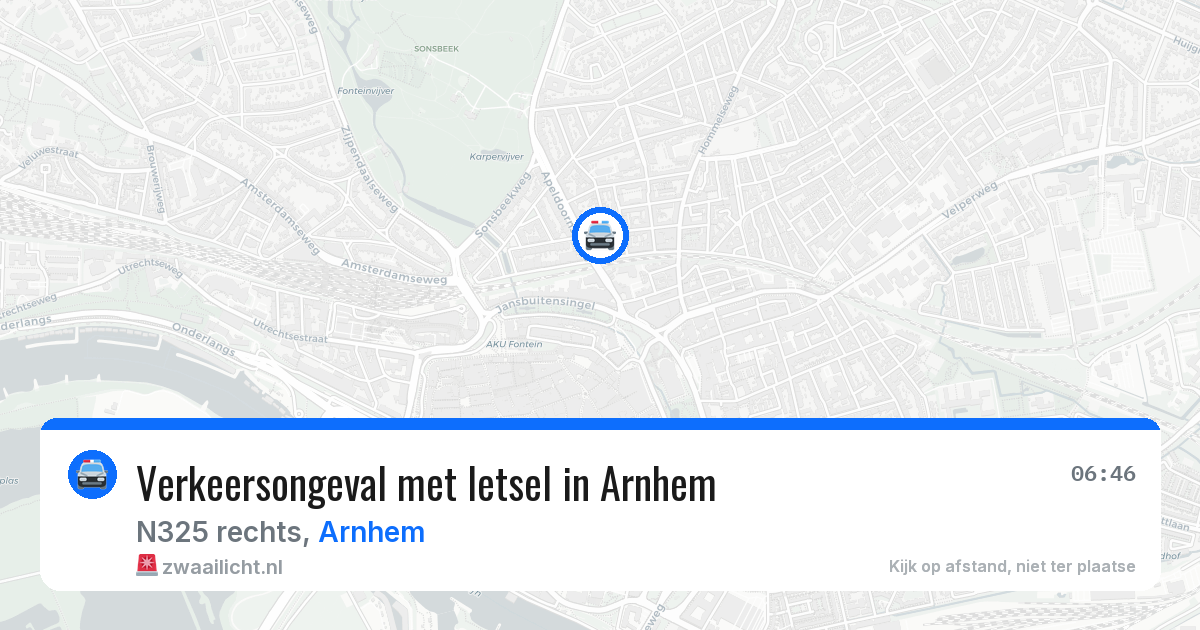 Verkeersongeval met letsel in Arnhem — 12 mei 2026