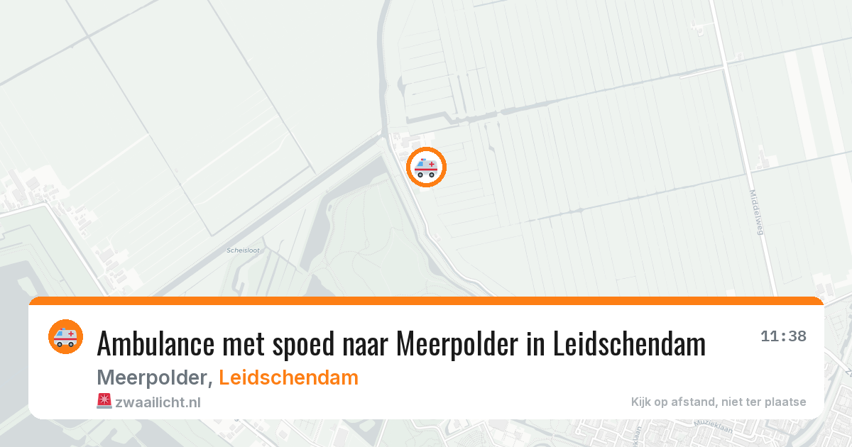 Ambulance met spoed naar Meerpolder in Leidschendam — 1 jul 2026