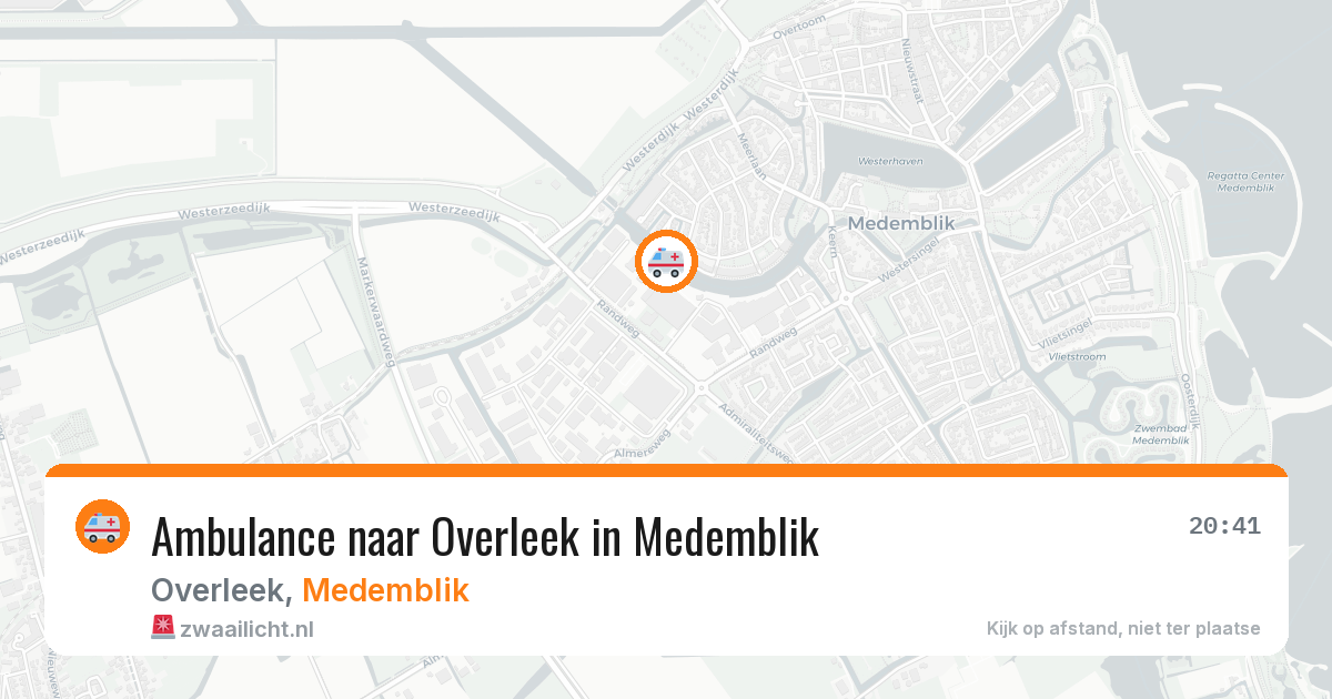 Ambulance naar Overleek in Medemblik — 28 mei 2026