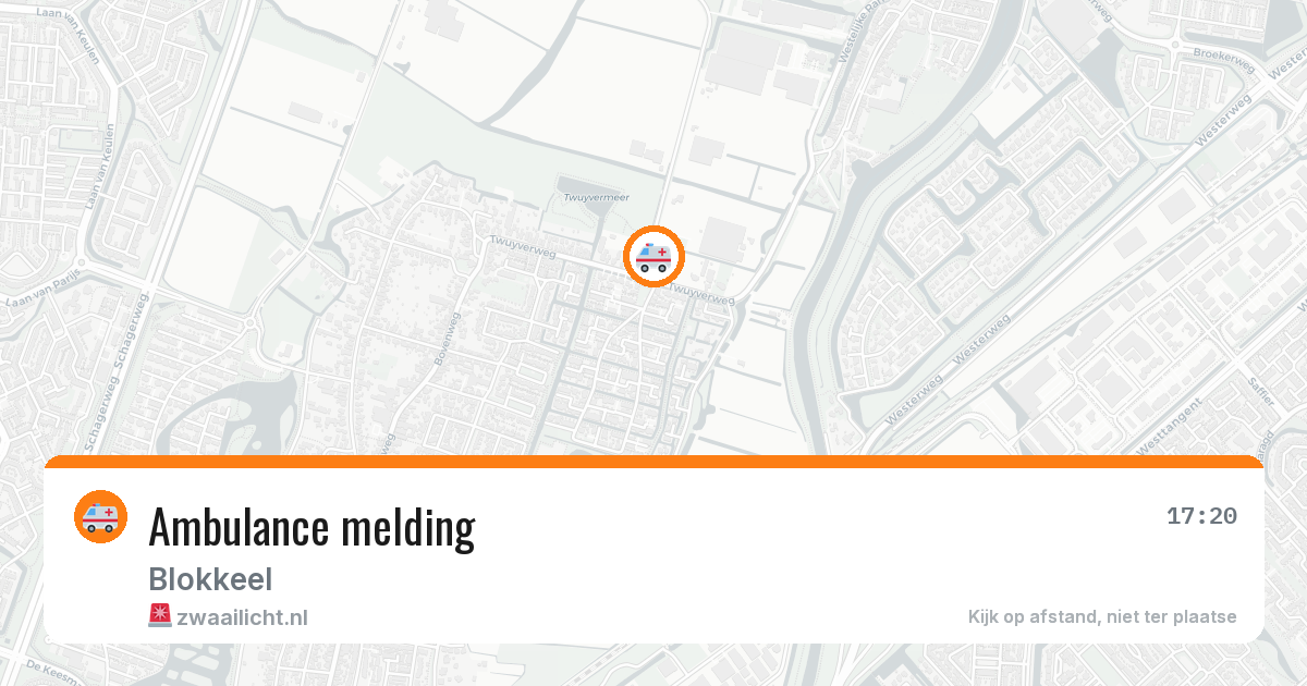 Ambulance melding — 16 feb 2026