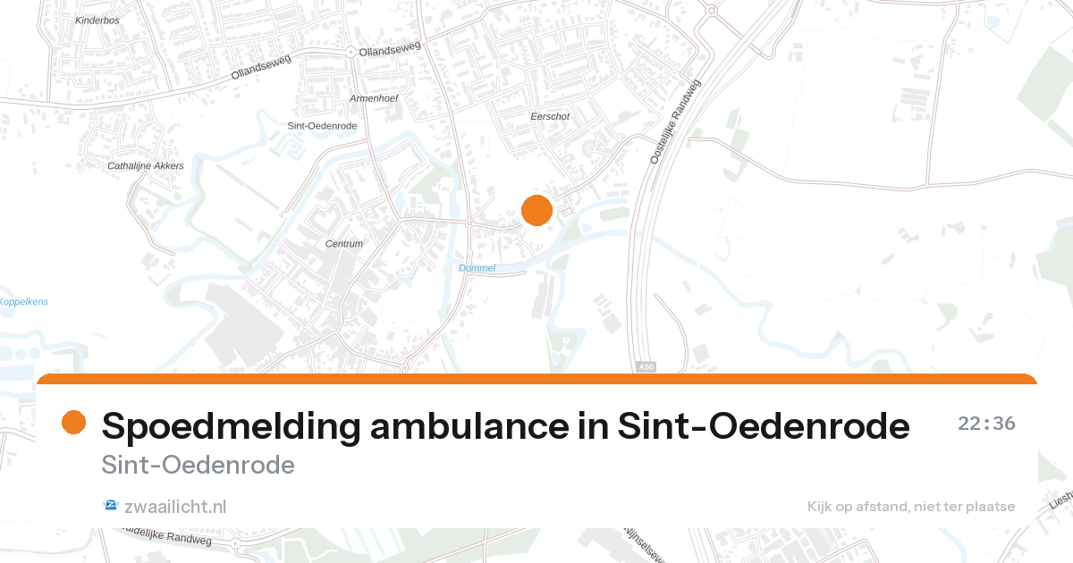 Spoedmelding ambulance in Sint-Oedenrode — 25 aug 2026