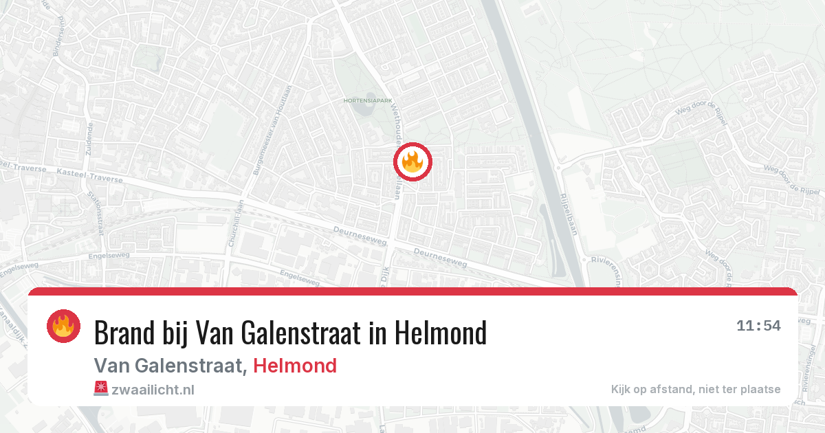 Brand bij Van Galenstraat in Helmond — 5 apr 2026