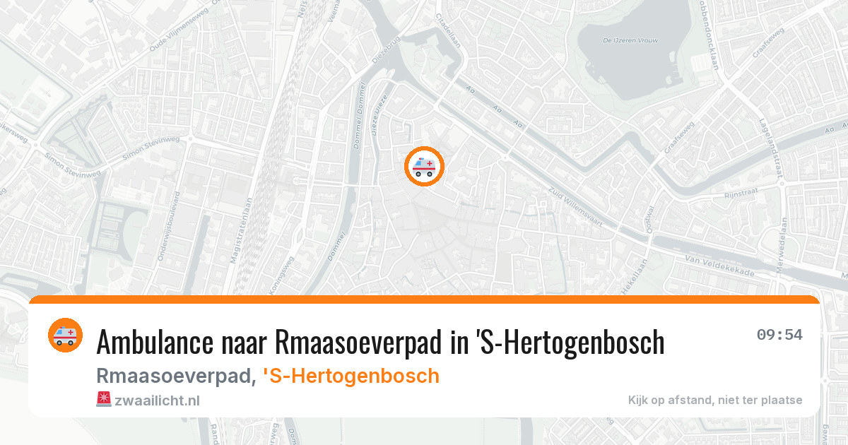 Ambulance naar Rmaasoeverpad in 'S-Hertogenbosch — 15 feb 2026