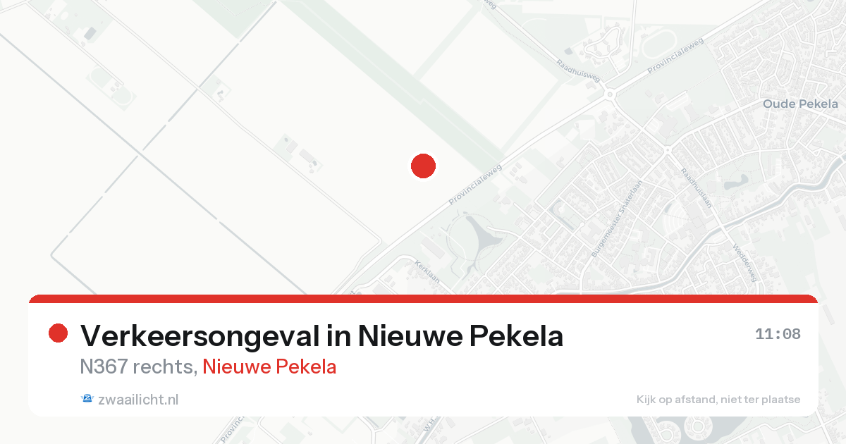 Verkeersongeval in Nieuwe Pekela — 22 aug 2026