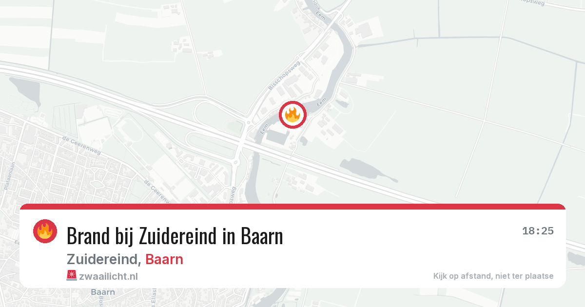 Brand bij Zuidereind in Baarn — 14 mei 2026