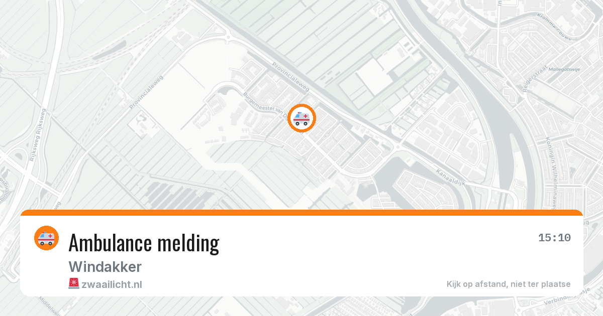 Ambulance melding — 5 jul 2026