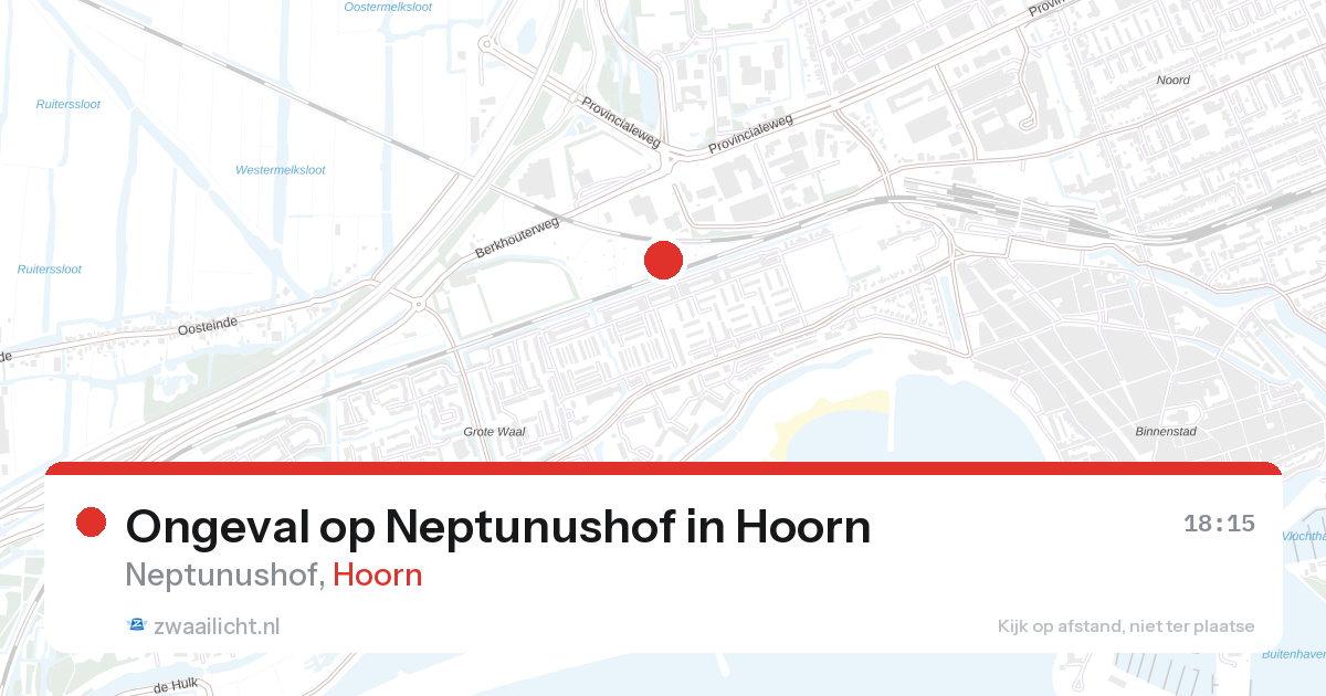 Ongeval op Neptunushof in Hoorn — 10 jun 2026