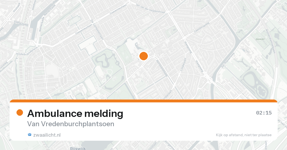 Ambulance melding — 31 jan 2026