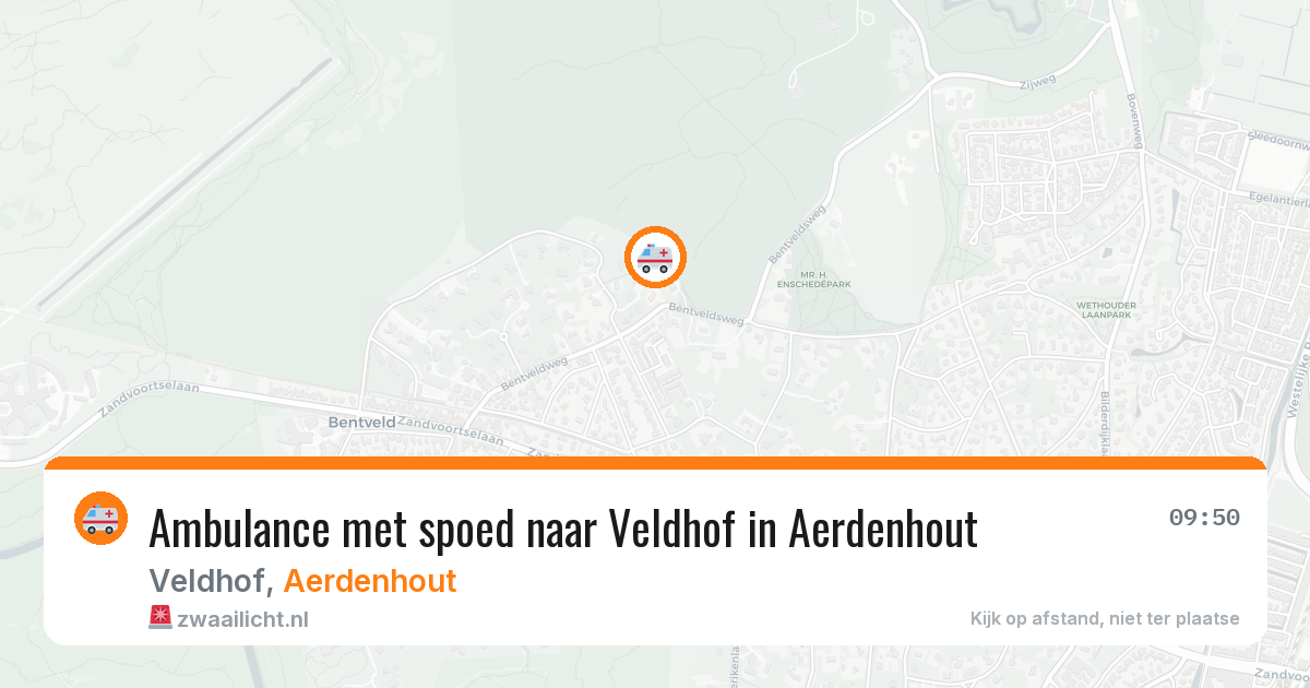 Ambulance met spoed naar Veldhof in Aerdenhout — 1 jun 2026