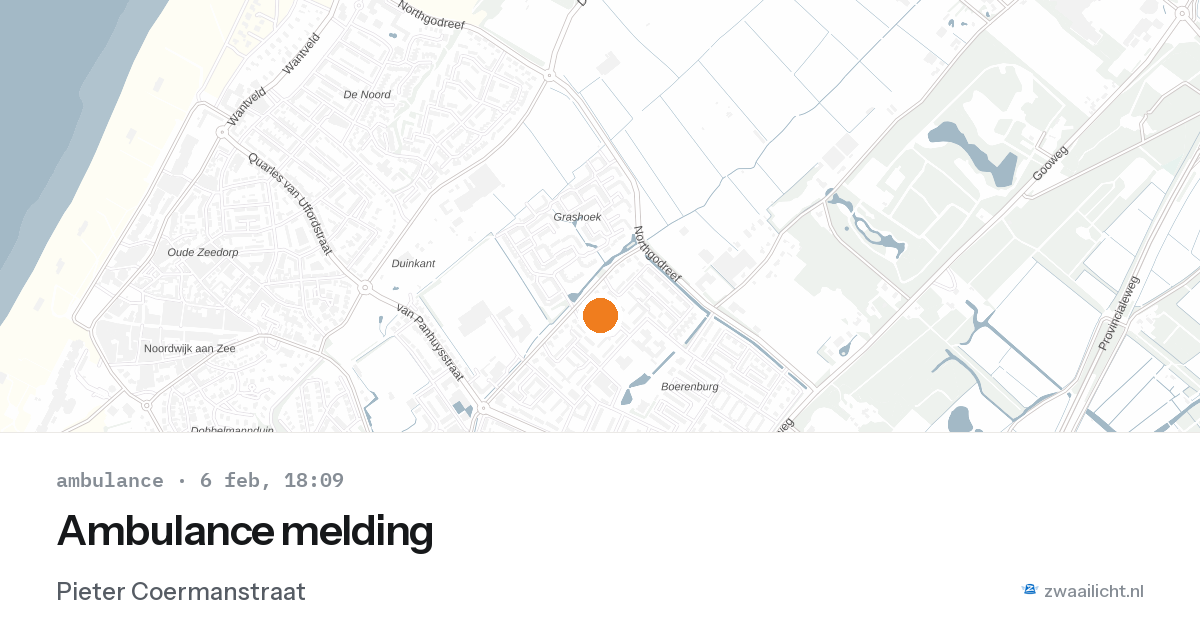 Ambulance melding — 6 feb 2026