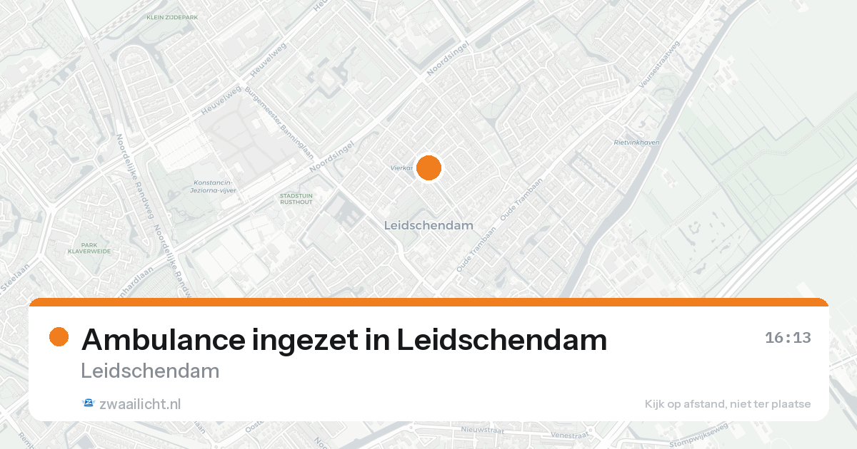 Ambulance ingezet in Leidschendam — 30 jan 2026