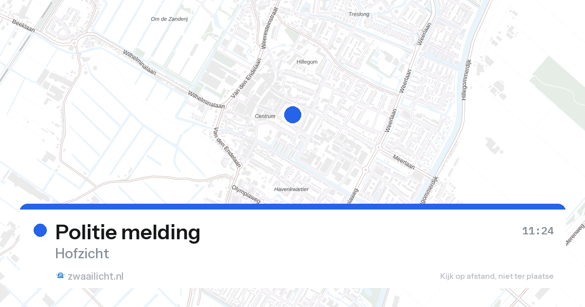 Politie melding — 29 jul 2026