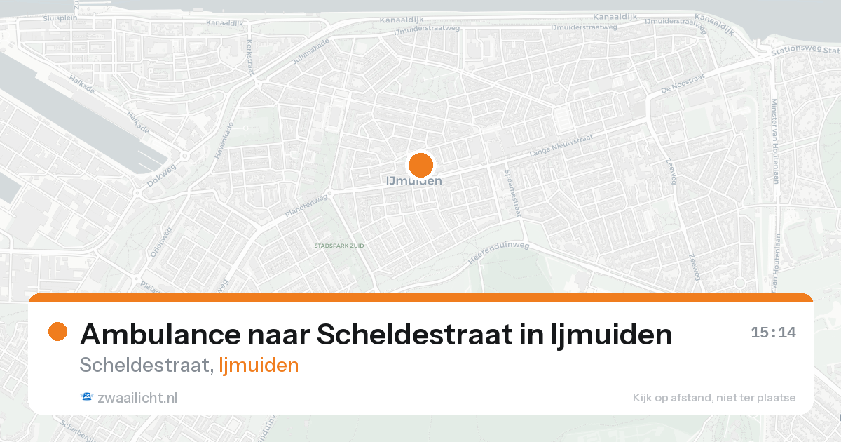 Ambulance naar Scheldestraat in Ijmuiden — 7 feb 2026