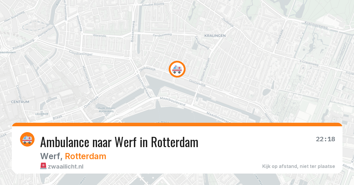 Ambulance naar Werf in Rotterdam — 27 jun 2026