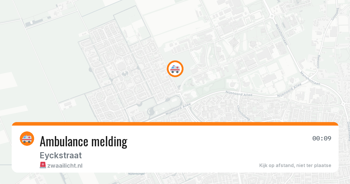 Ambulance melding — 5 mei 2026