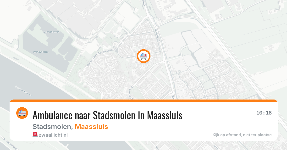 Ambulance naar Stadsmolen in Maassluis — 29 jan 2026