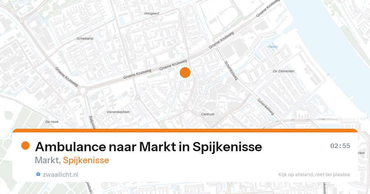 Ambulance naar Markt in Spijkenisse — 18 jul 2026