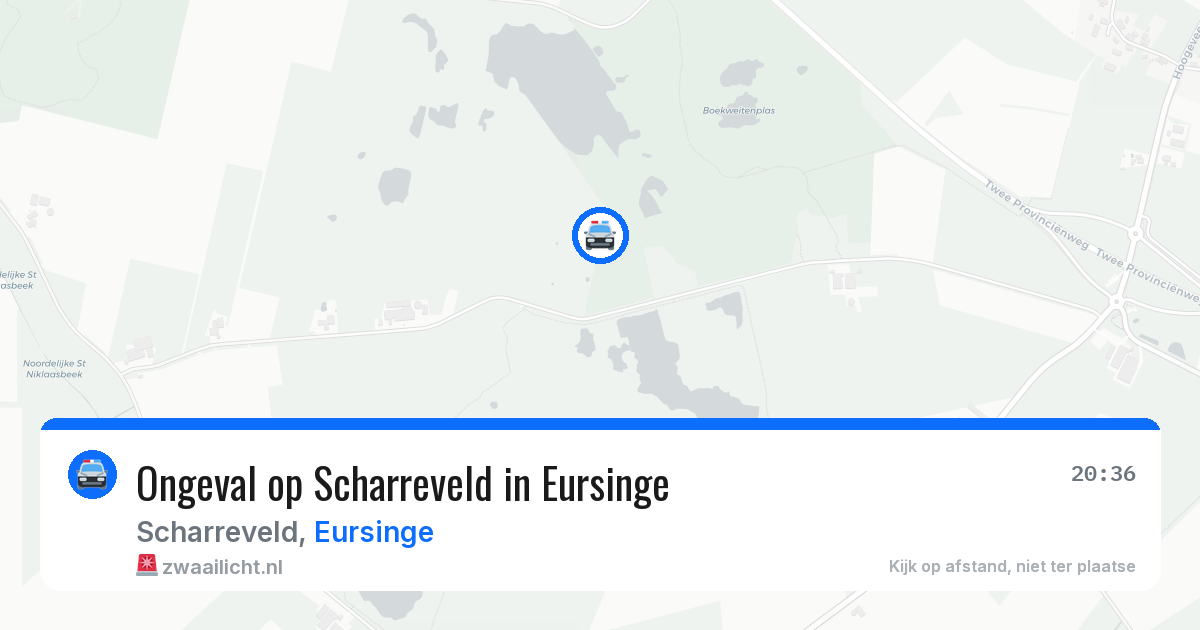 Ongeval op Scharreveld in Eursinge — 30 mrt 2026