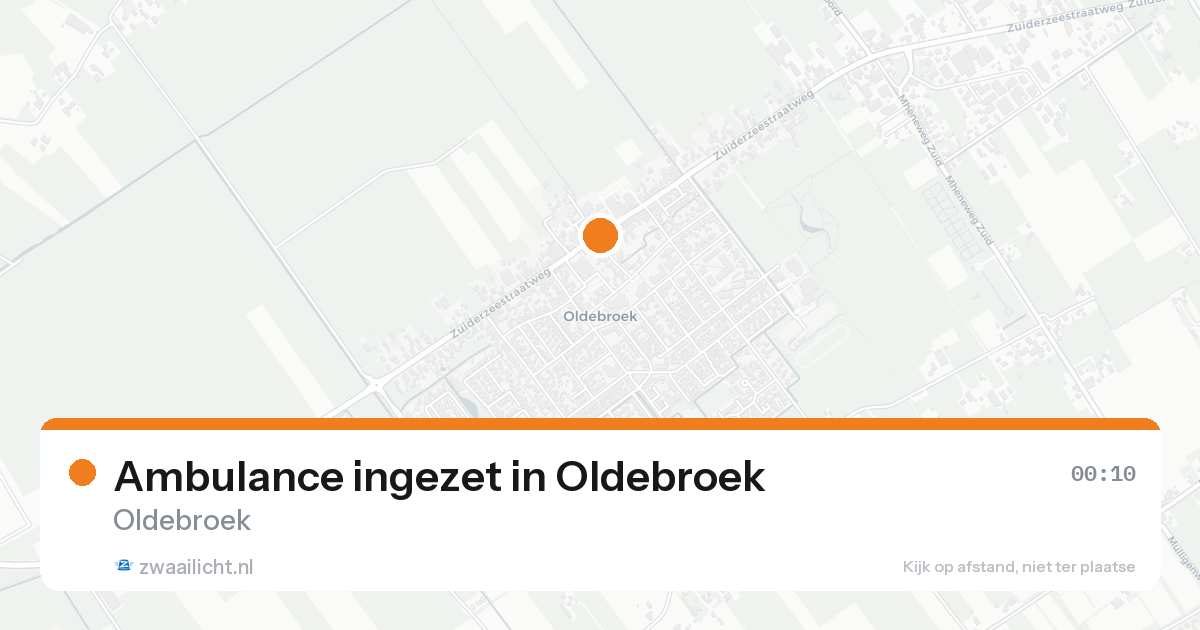 Ambulance ingezet in Oldebroek — 7 feb 2026