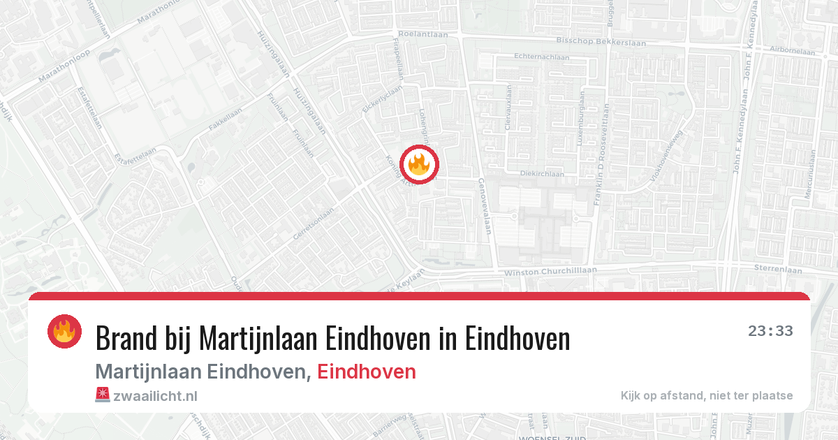 Brand bij Martijnlaan Eindhoven in Eindhoven — 8 feb 2026