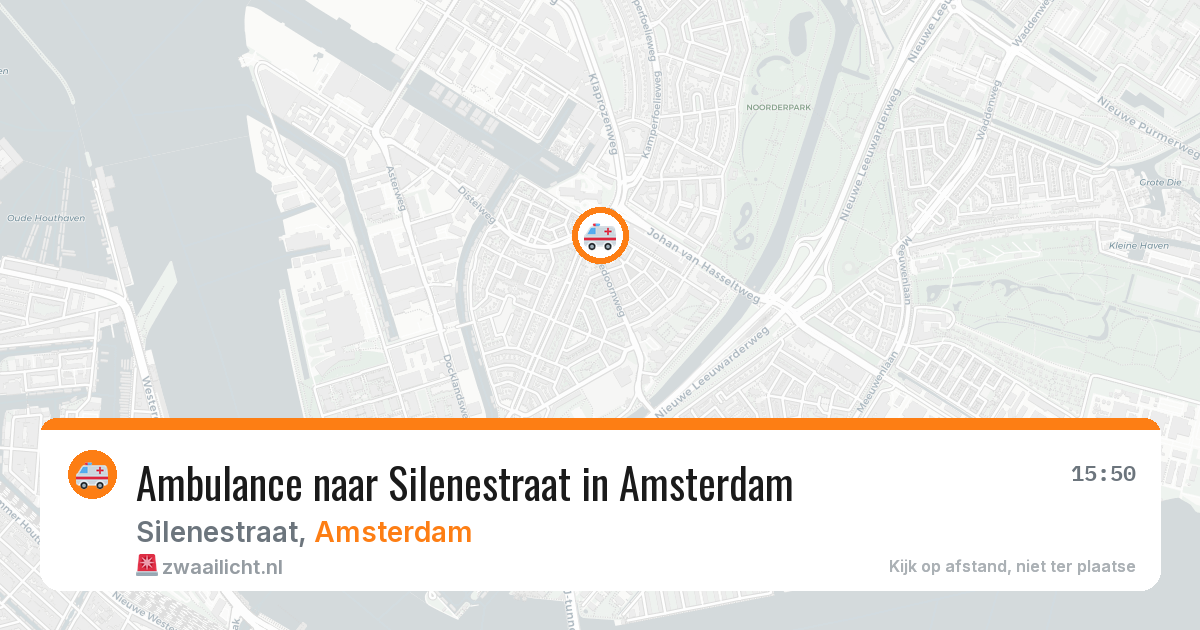 Ambulance naar Silenestraat in Amsterdam — 30 mrt 2026