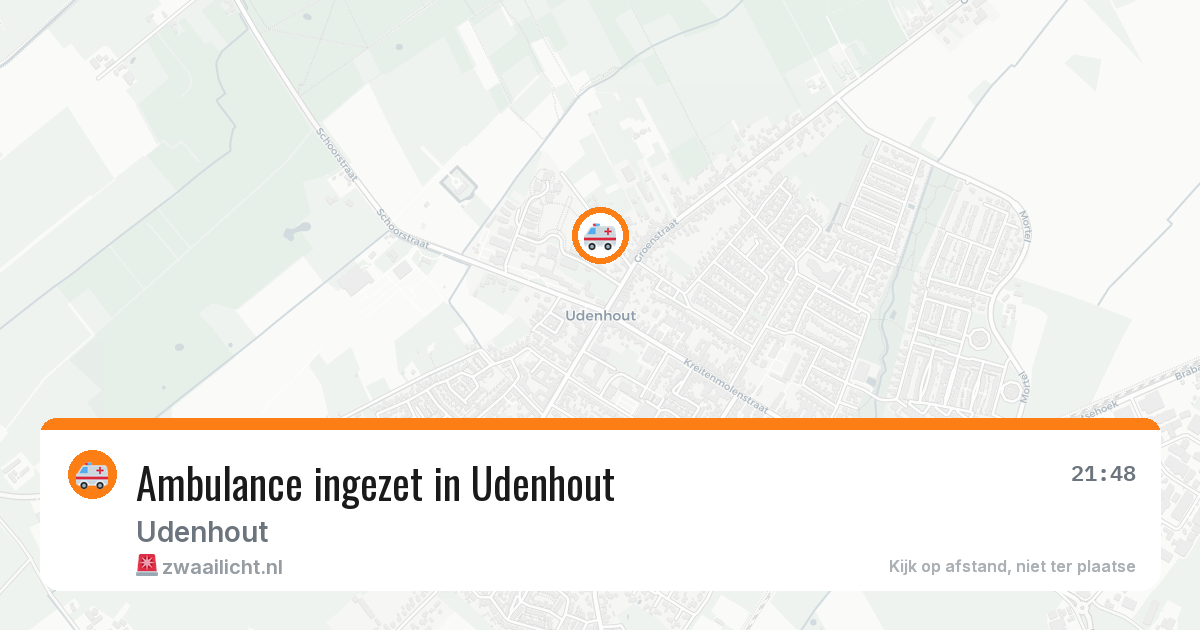 Ambulance ingezet in Udenhout — 7 jun 2026