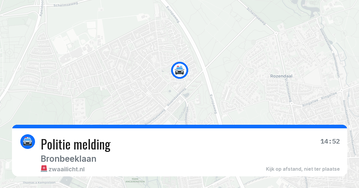 Politie melding — 5 jul 2026