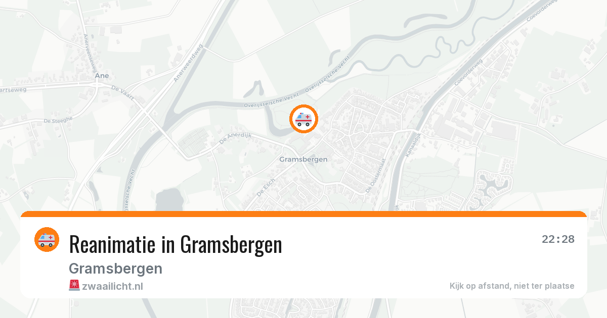 Reanimatie in Gramsbergen — 19 apr 2026