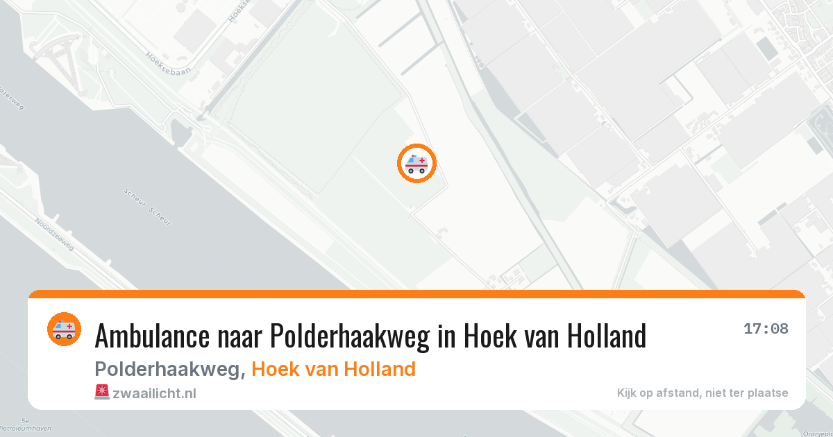 Ambulance naar Polderhaakweg in Hoek van Holland — 30 jul 2026