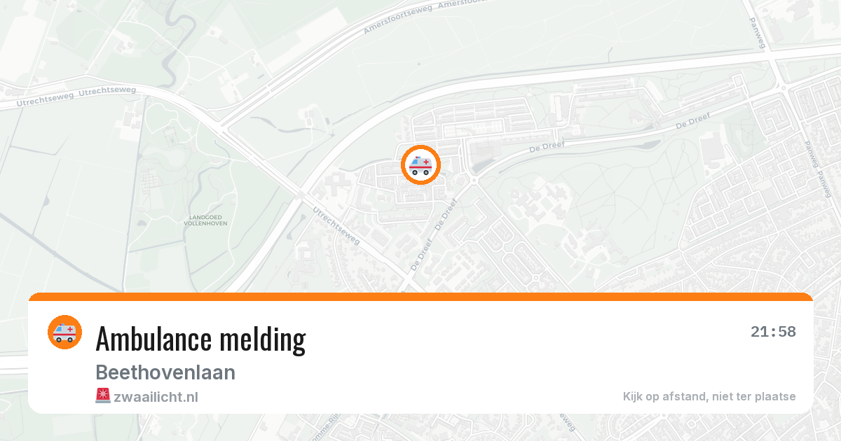 Ambulance melding — 4 mei 2026
