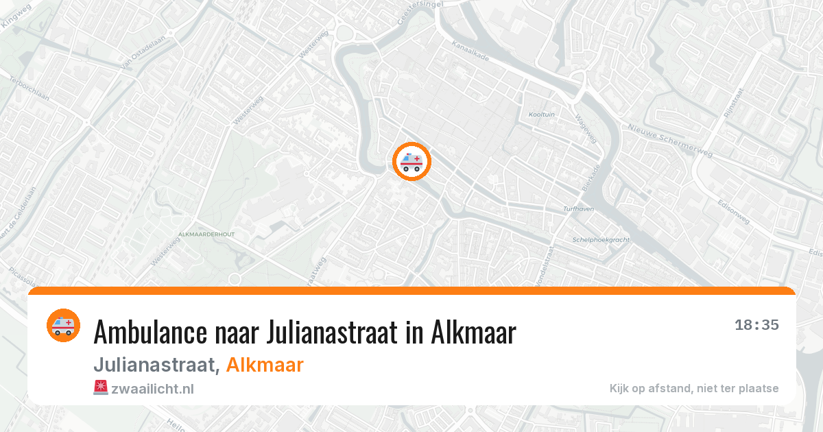 Ambulance naar Julianastraat in Alkmaar — 7 jun 2026