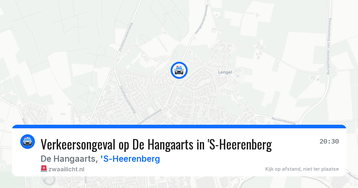 Verkeersongeval op De Hangaarts in 'S-Heerenberg — 24 jun 2026