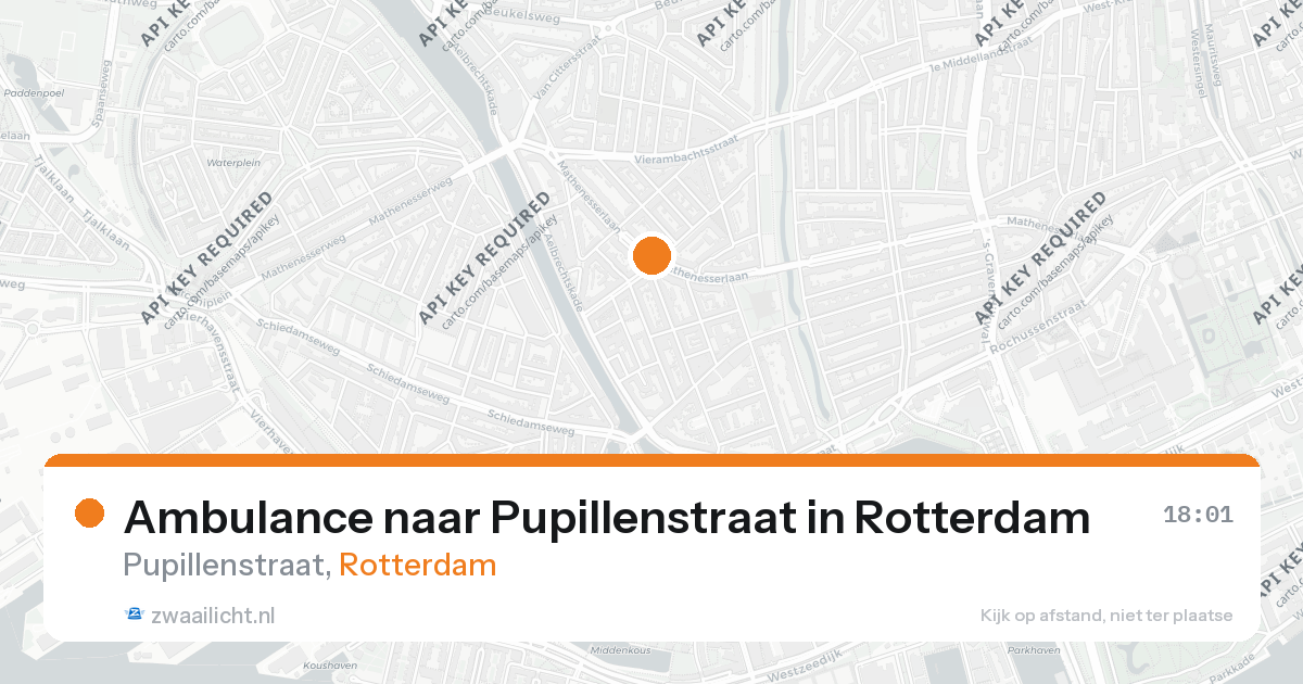 Ambulance naar Pupillenstraat in Rotterdam — 26 aug 2026