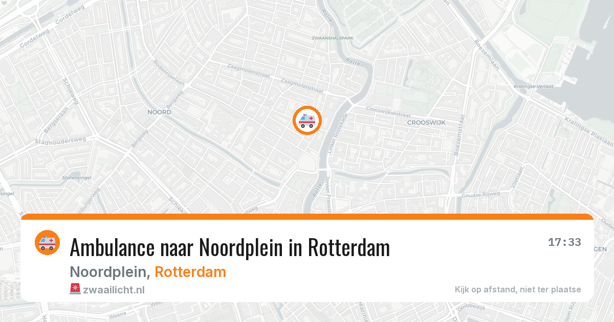 Ambulance naar Noordplein in Rotterdam — 4 apr 2026