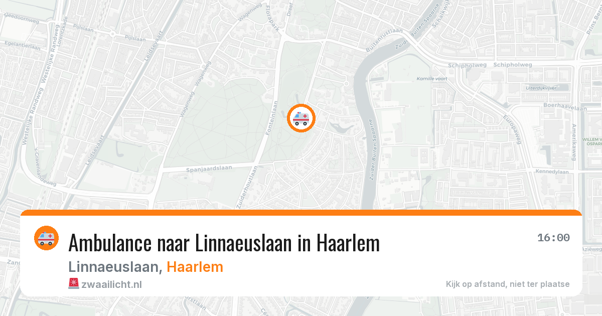 Ambulance naar Linnaeuslaan in Haarlem — 11 mei 2026