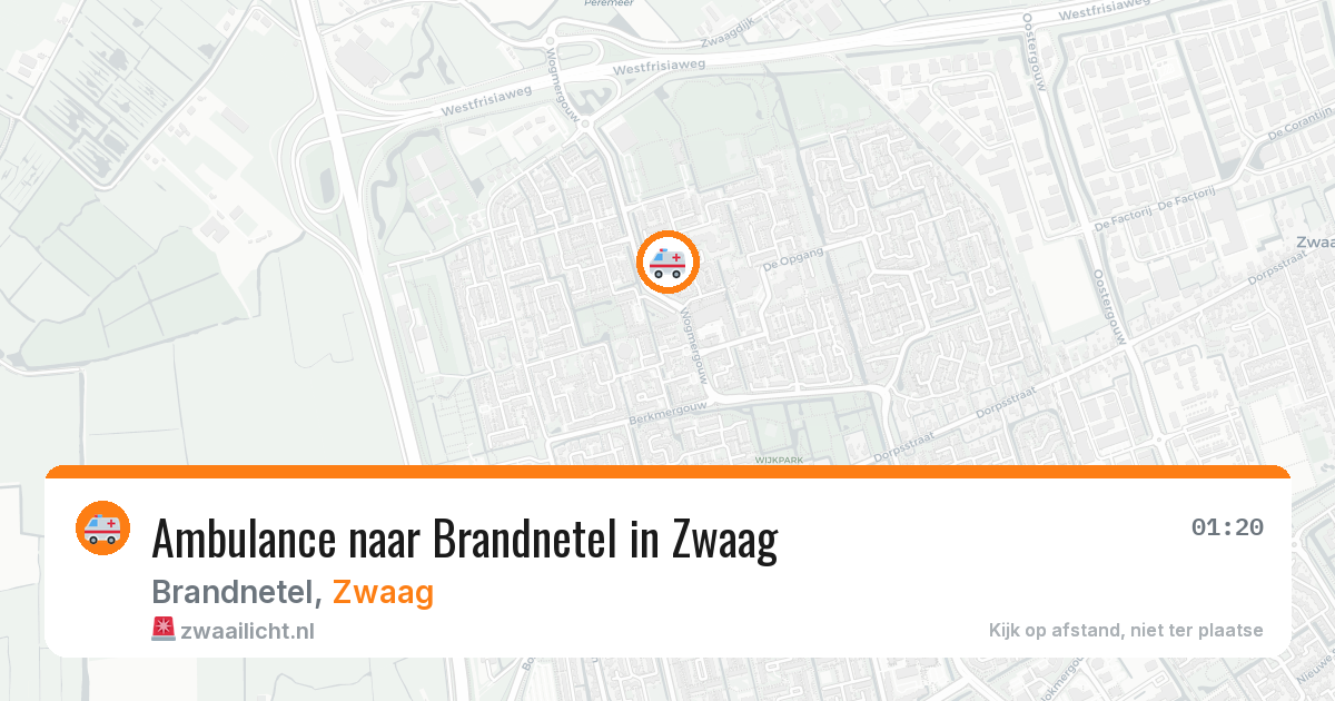 Ambulance naar Brandnetel in Zwaag — 23 jun 2026