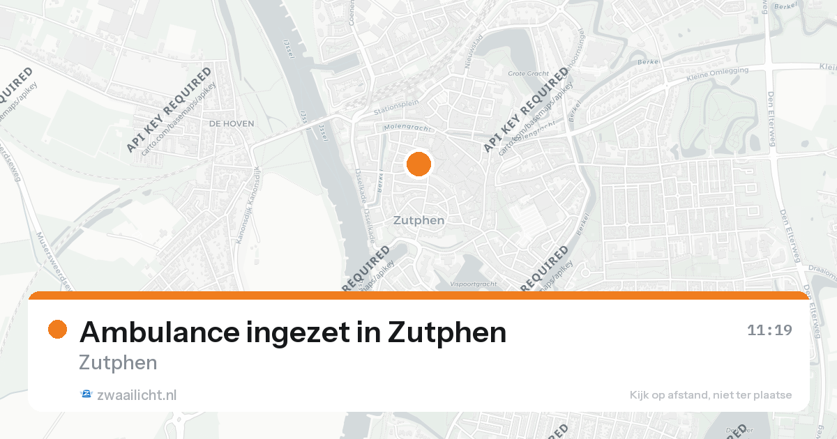 Ambulance ingezet in Zutphen — 31 jan 2026