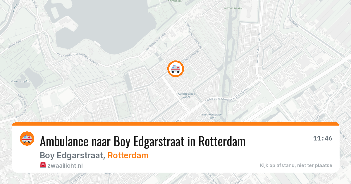Ambulance naar Boy Edgarstraat in Rotterdam — 3 jun 2026