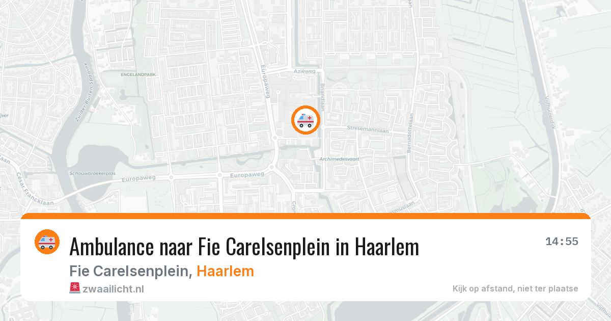 Ambulance naar Fie Carelsenplein in Haarlem — 3 mei 2026
