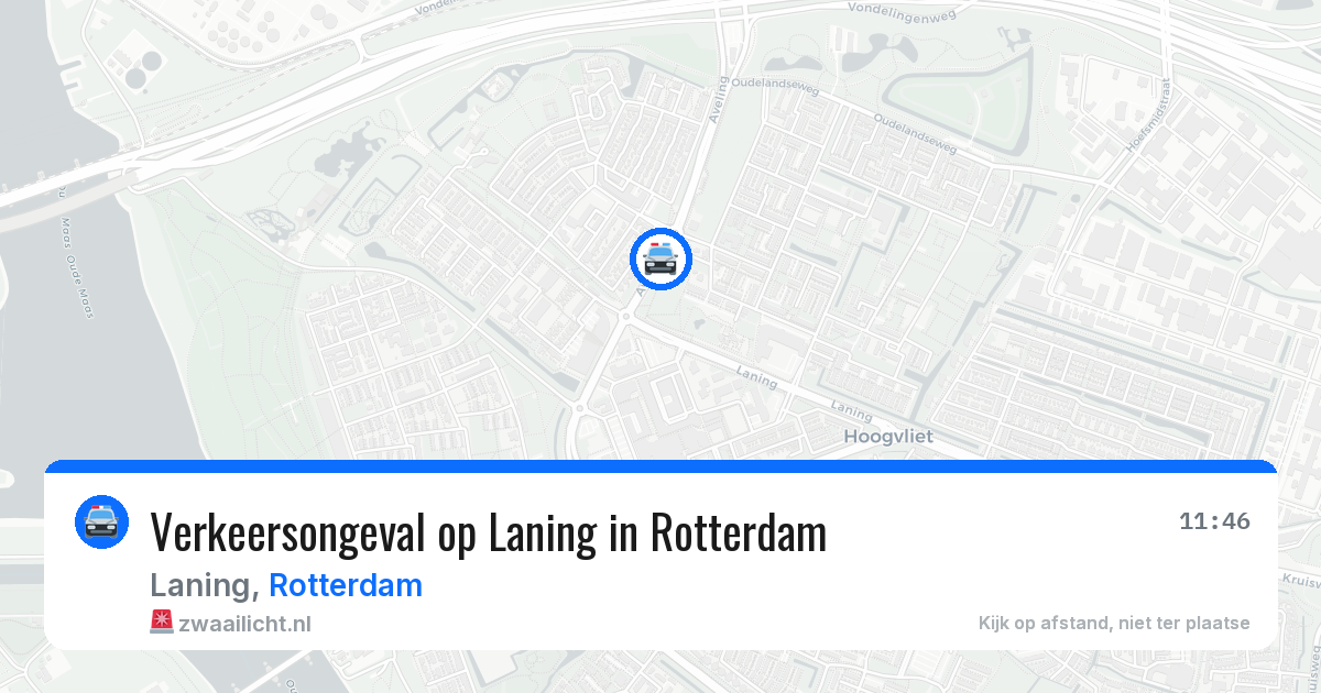 Verkeersongeval op Laning in Rotterdam — 30 mei 2026