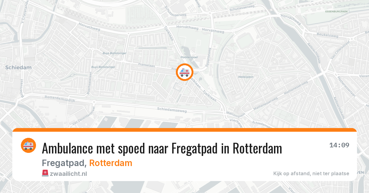 Ambulance met spoed naar Fregatpad in Rotterdam — 5 mei 2026