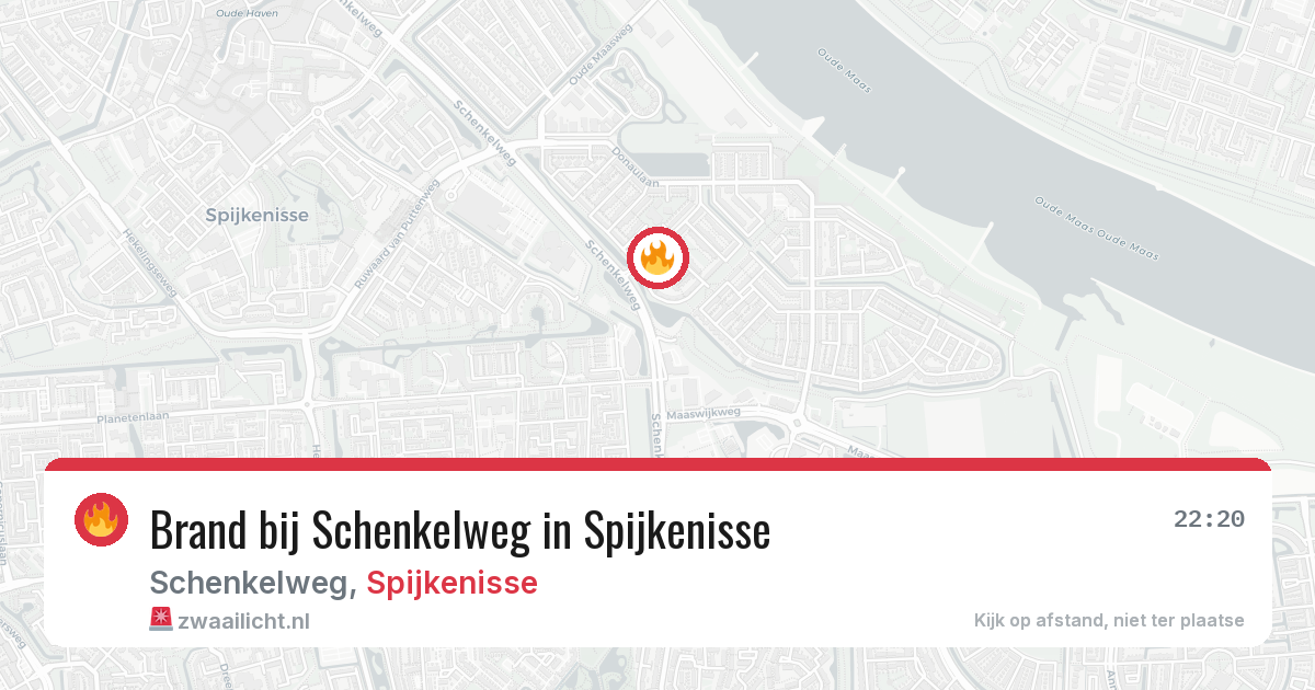 Brand bij Schenkelweg in Spijkenisse — 2 aug 2026