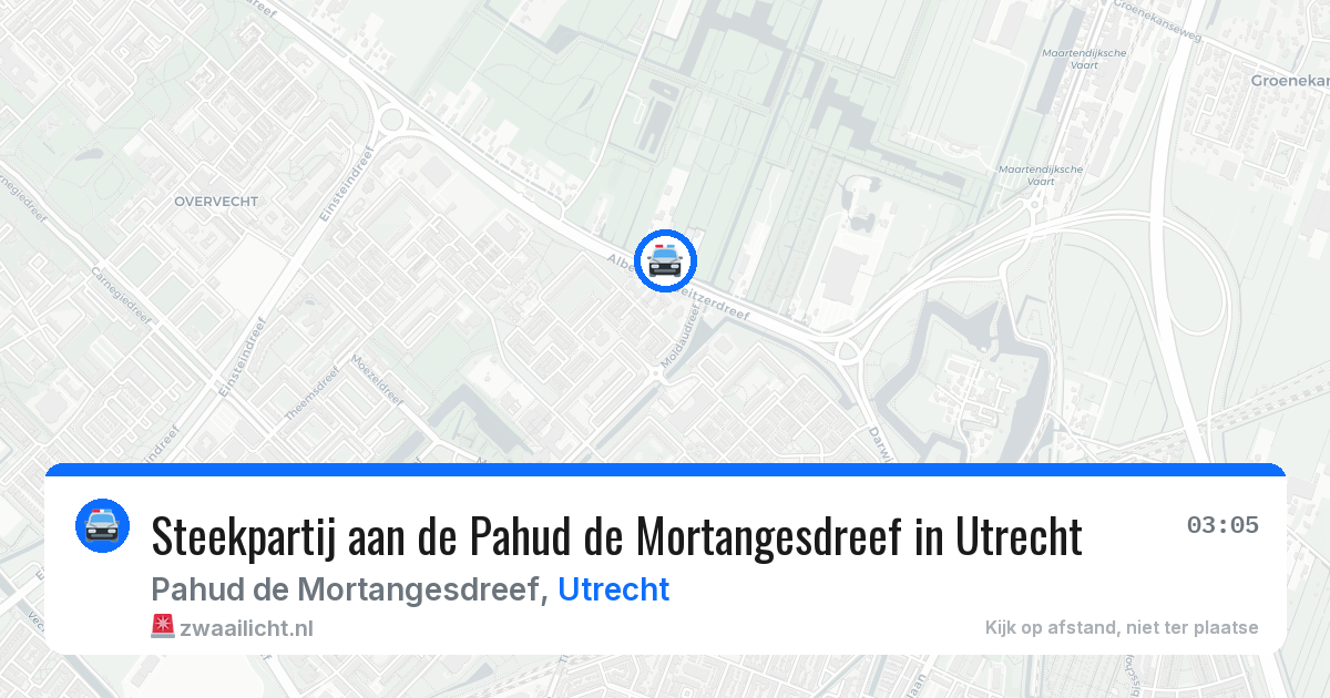 Steekpartij aan de Pahud de Mortangesdreef in Utrecht — 2 jun 2026