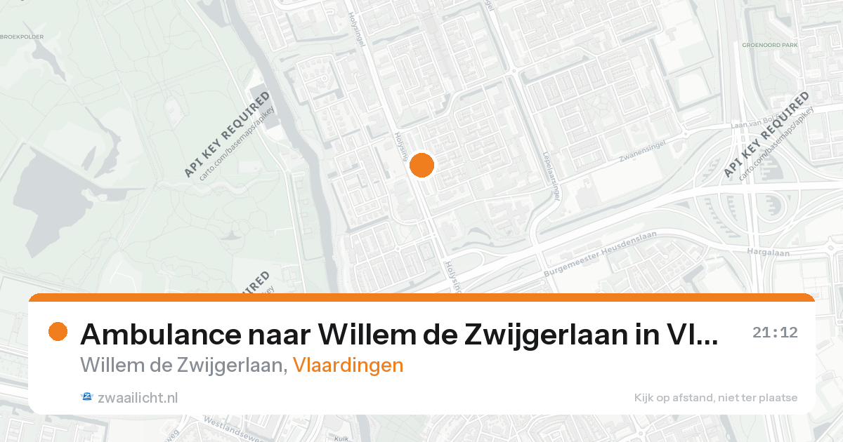 Ambulance naar Willem de Zwijgerlaan in Vlaardingen — 31 jan 2026