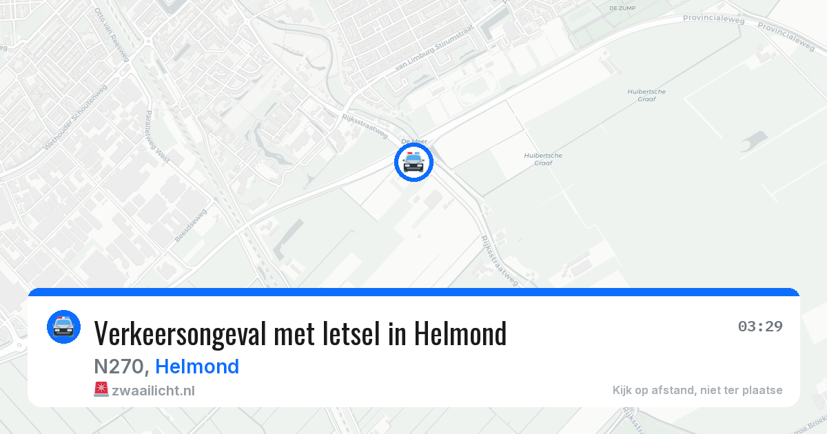 Verkeersongeval met letsel in Helmond — 5 apr 2026